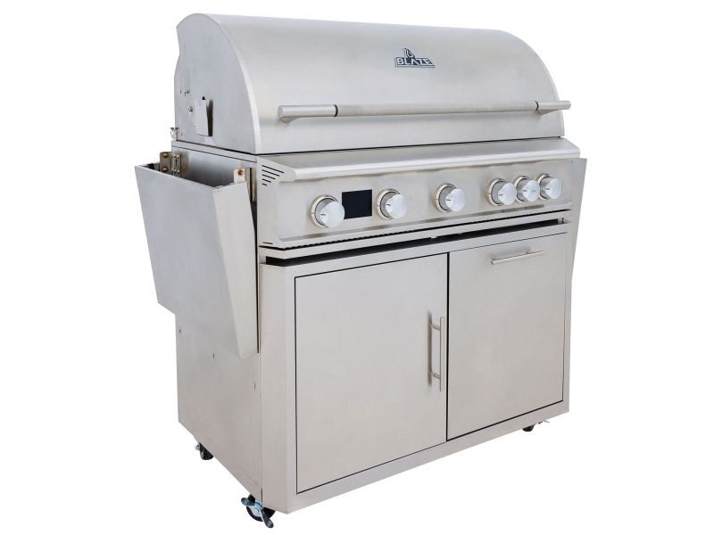 Blaze LTE PRO 40-Inch 5-Burner Gas Grill With Rear Infrared Burner & Rotisserie with Cart - view 6