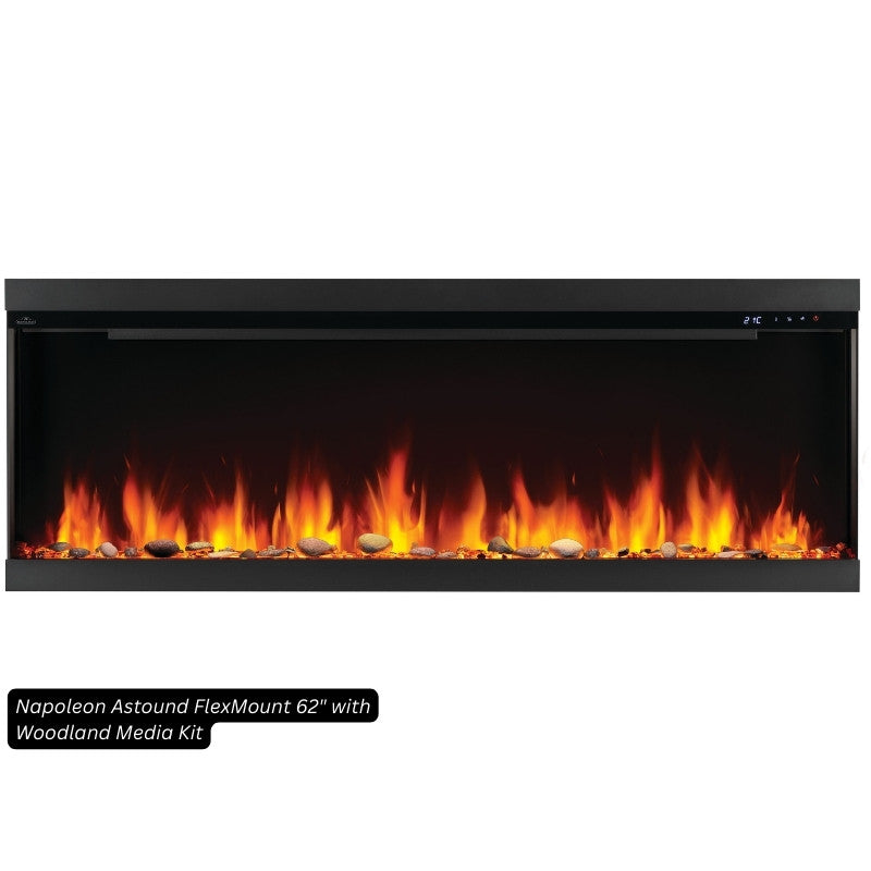 Napoleon Astound FlexMount 62" Linear Electric Fireplace - view 7