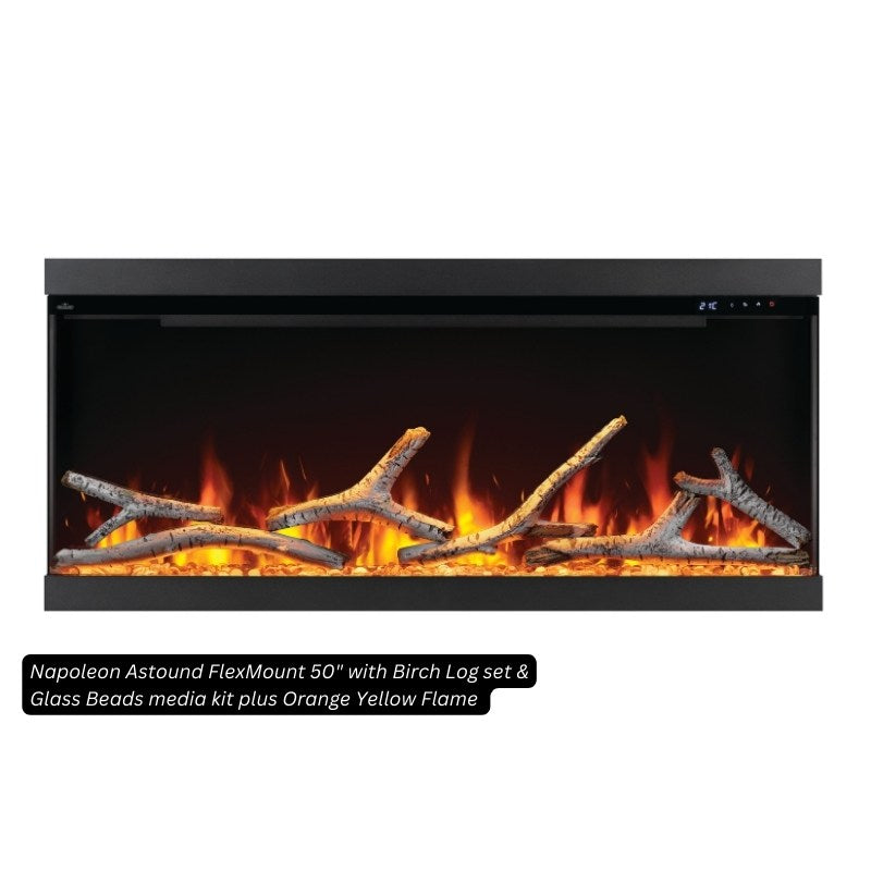 Napoleon Astound FlexMount 50" Linear Electric Fireplace - view 6