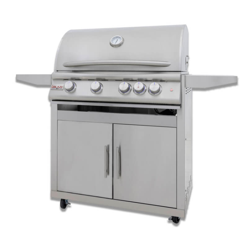 Blaze Premium LTE+ Marine 32 Inch 4-Burner Gas Grill With Rear Infrared Burner - view 2