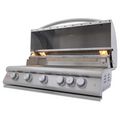 Blaze Premium LTE+ 40-Inch 5-Burner Propane Gas Grill W/ Rear Infrared Burner & Lift-Assist Hood