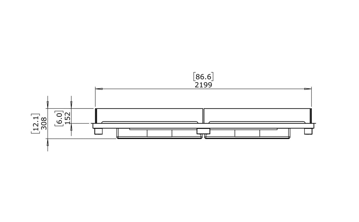 EcoSmart Fire Linear 90 Fire Pit Kit - view 7