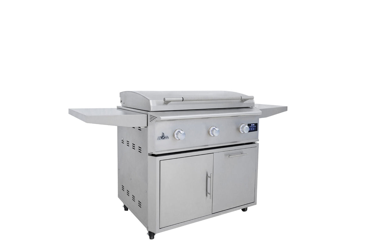 Blaze Premium LTE Pro 40-Inch Freestanding Gas Griddle With Lights - view 5