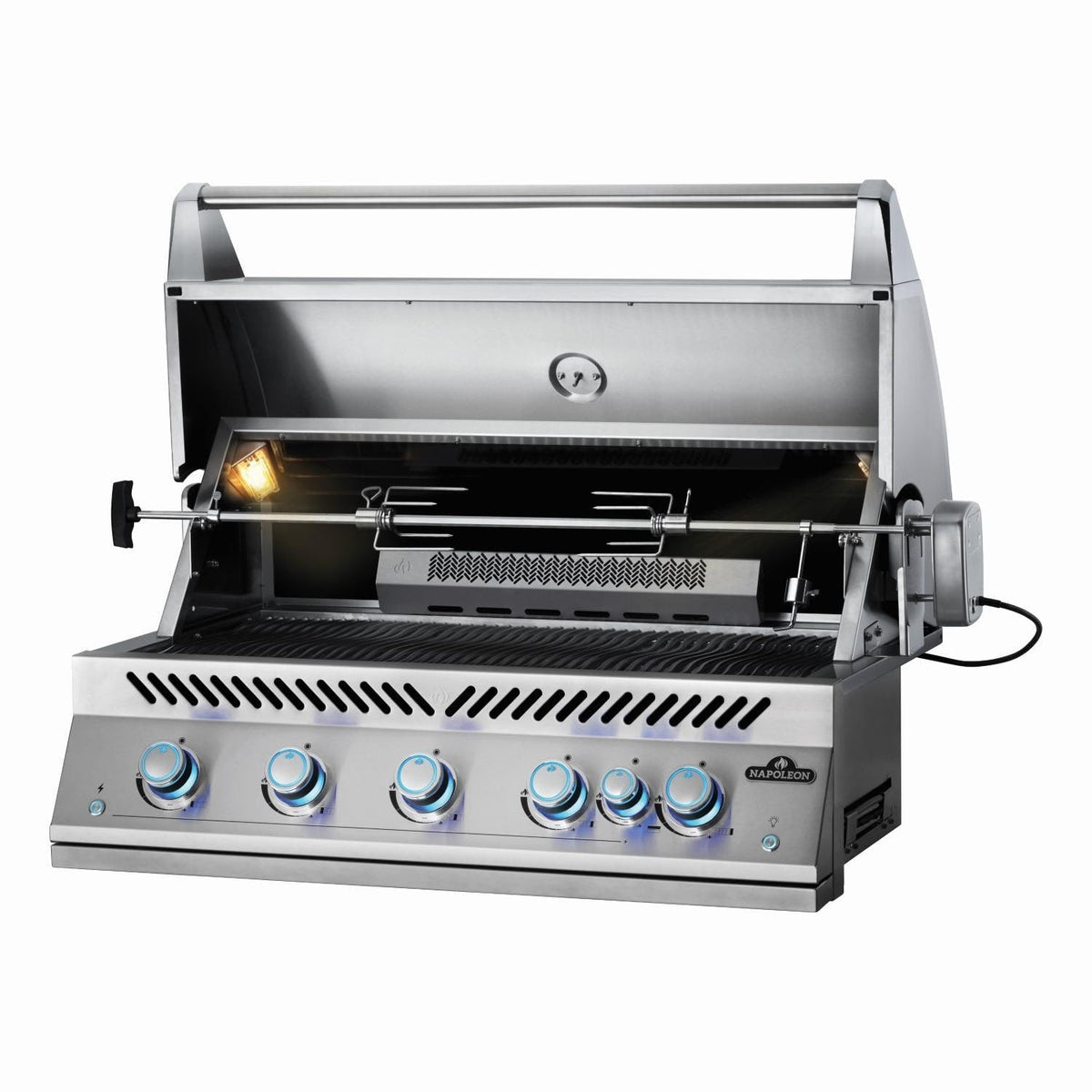 Napoleon 700 Series 5-Burner 38-Inch Built-In Propane Grill w/ Rotisserie & SafetyGlow - view 6