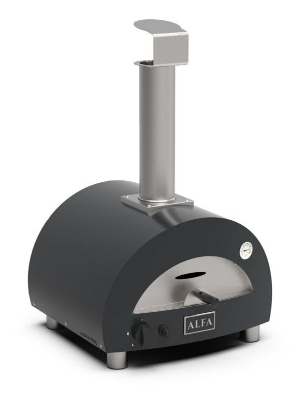 Alfa Moderno Portable Propane Gas Fired Pizza Oven - Grey - view 2
