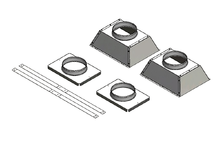 Napoleon 62/74 Vector Series Ducted Heat Management Termination Plates DHMTP6274