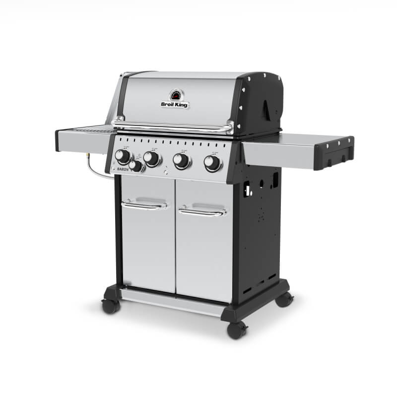 Broil King Baron S 440 PRO IR 4-Burner Gas Grill With Infrared Side Burner - view 3