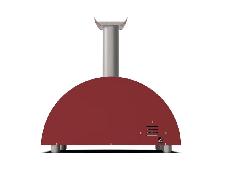 Alfa Moderno 2 Pizze 38-Inch Wood-Fired Pizza Oven - Antique Red - view 7