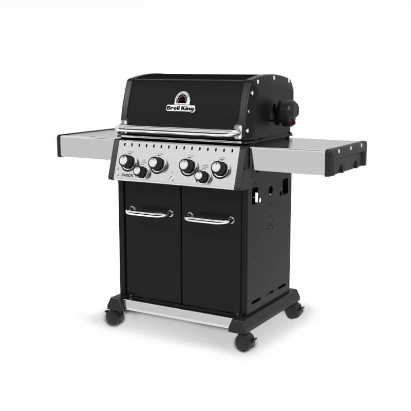 Broil King Baron 490 PRO 4-Burner Propane Gas Grill With Rotisserie & Side Burner - view 5