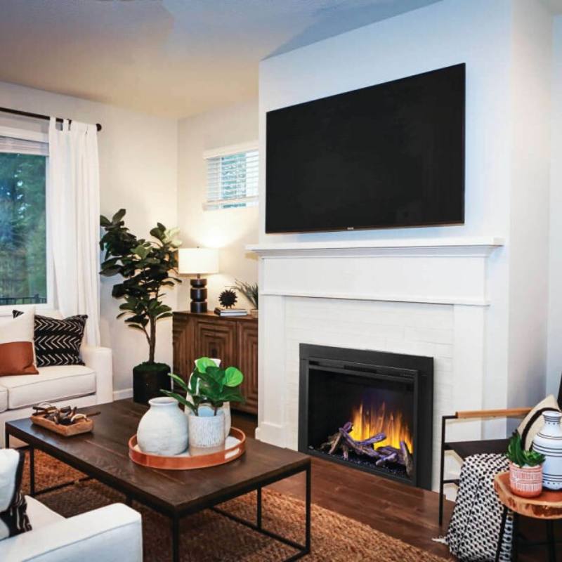Napoleon Element 42" Bulti-In Electric Fireplace | NEFB42H-BS - view 2