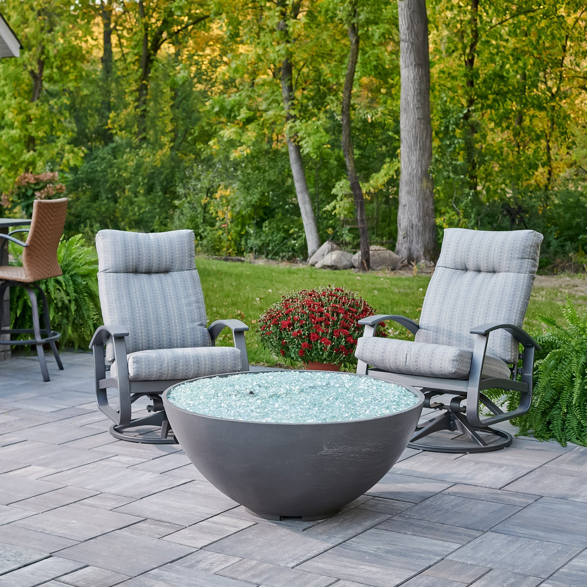 The Outdoor GreatRoom Cove Edge Round Gas Fire Pit Bowl 42" - view 9