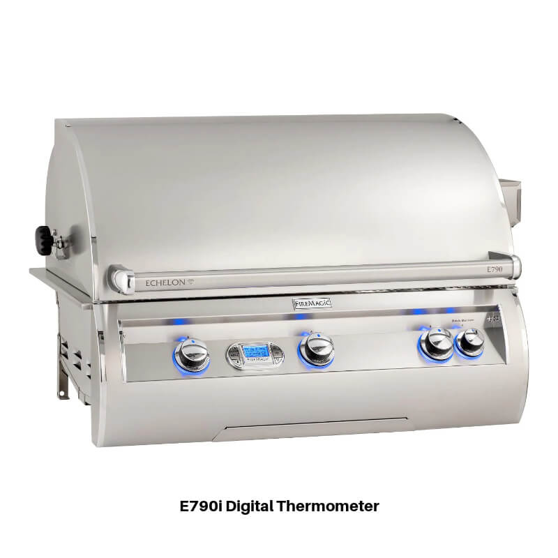 Fire Magic 790 Contemporary Grill Island With Refrigerator - ID790-SMR-115BA - view 9