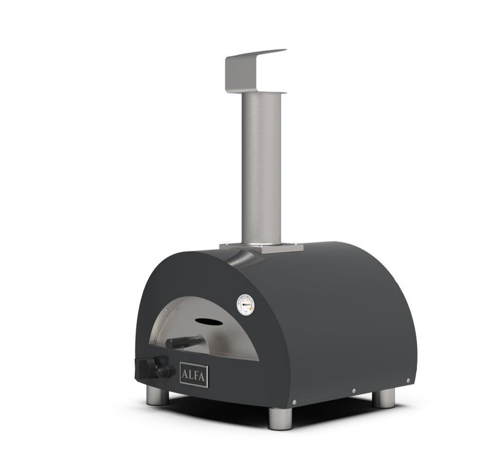Alfa Moderno Portable Propane Gas Fired Pizza Oven - Grey - view 3