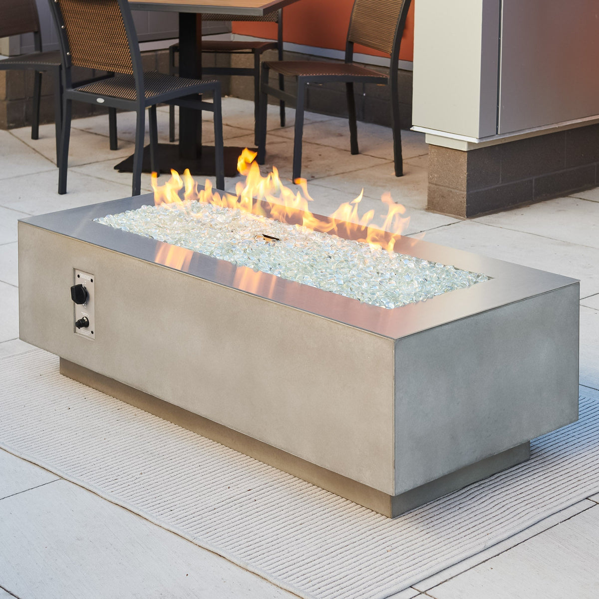 The Outdoor GreatRoom Cove Linear Gas Fire Pit Table 54" - view 16