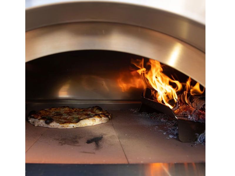 Alfa Stone L & Futuro 4 Pizze Wood Burning Hybrid Kit - view 3