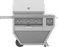 Hestan 36-Inch Propane Gas Grill W/ Sear Burner, Rotisserie & Double Side Burner On Deluxe Cart - GMBR36CX2-LP