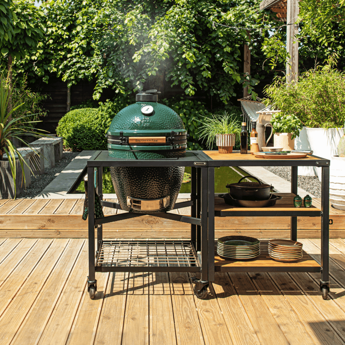 Large Big Green Egg – view 3