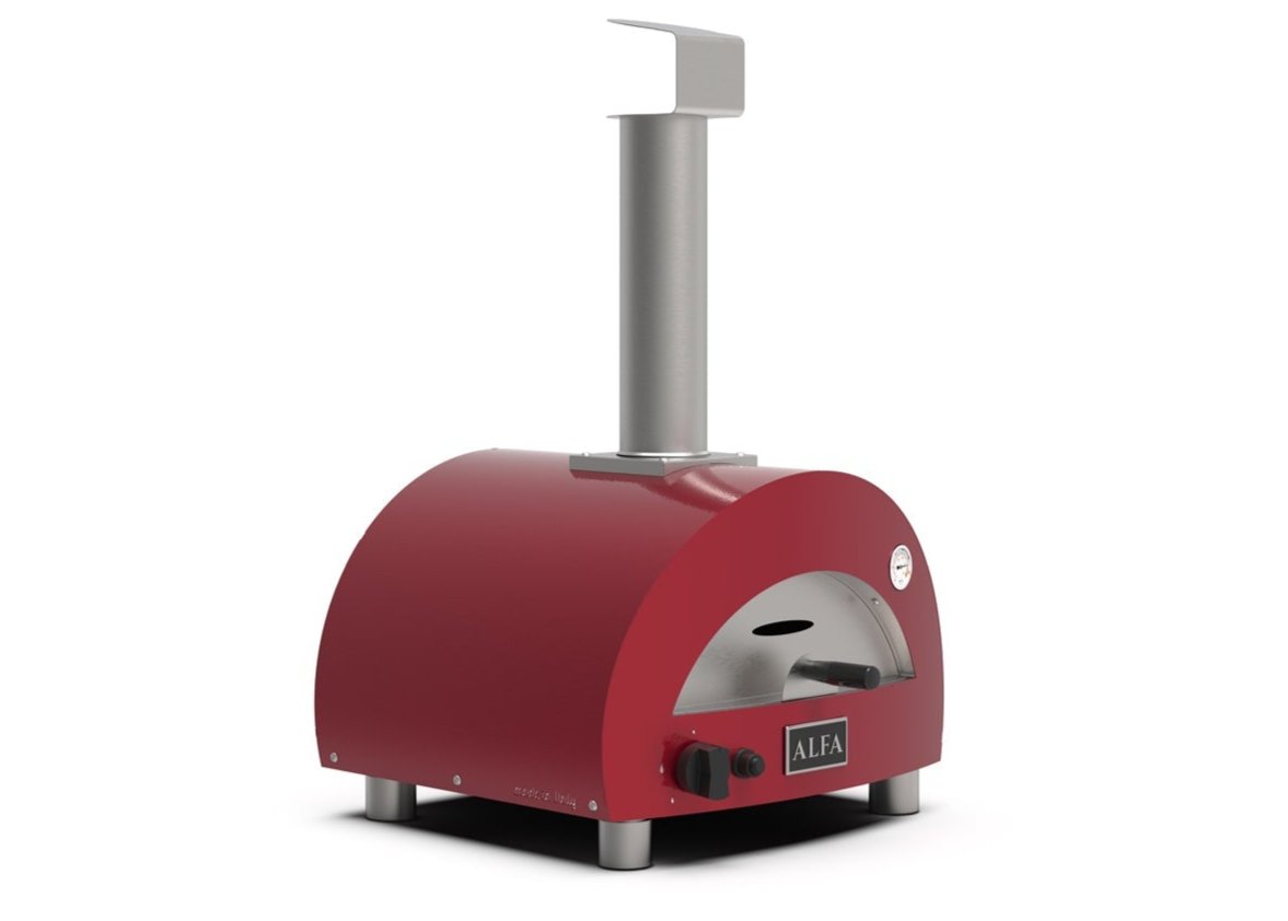 Alfa Moderno Portable Propane Gas Fired Pizza Oven - Antique Red - view 5