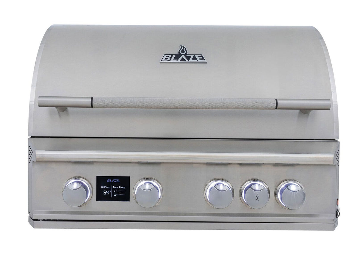 Blaze LTE PRO 32-Inch 4-Burner Built-In Gas Grill With Rear Infrared Burner & Rotisserie - view 6