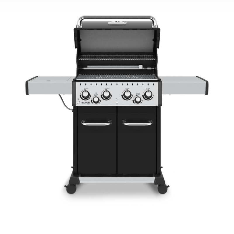 Broil King Baron 490 PRO 4-Burner Propane Gas Grill With Rotisserie & Side Burner - view 2