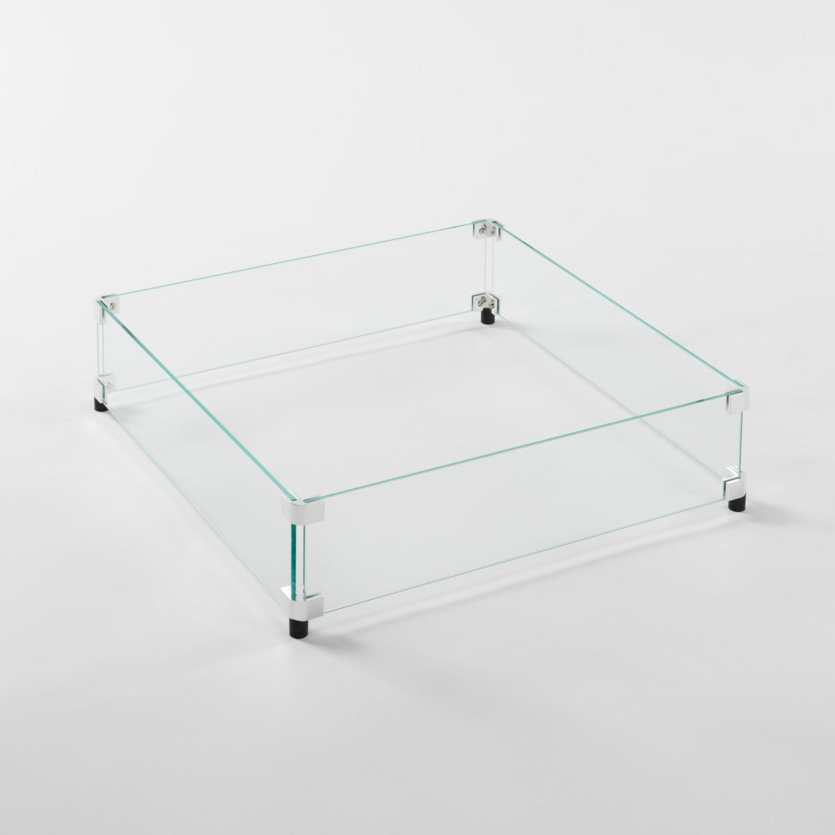 The Outdoor GreatRoom Square Glass Wind Guard