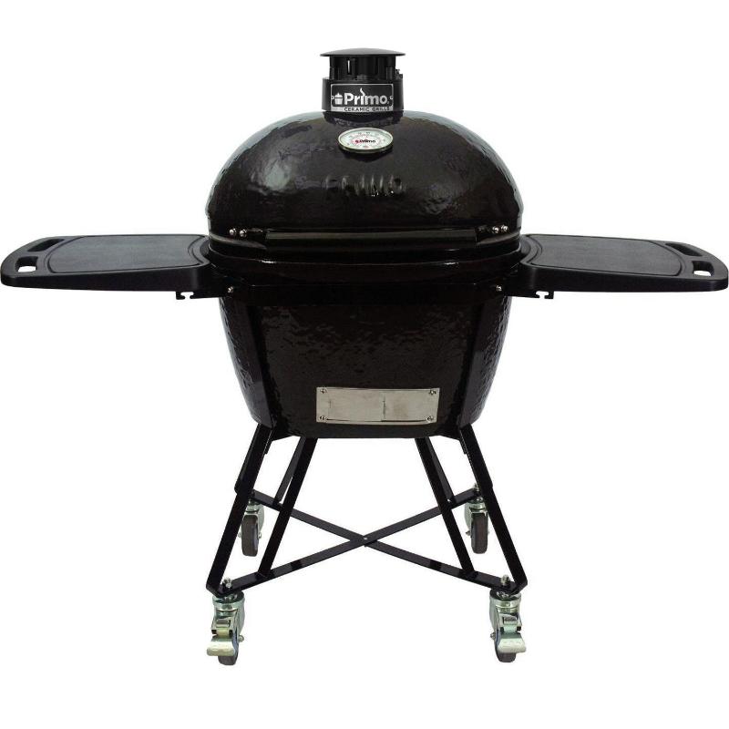Primo All-In-One Oval Large 300 Ceramic Kamado Grill With Cart
