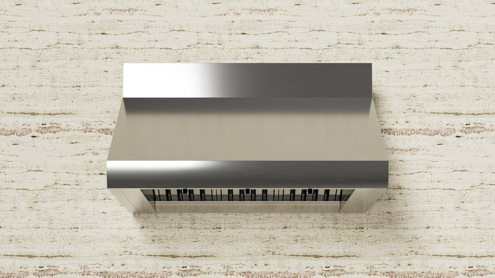 XO 48 Inch Pro Style Wall Mount Ducted Hood with 1200 CFM & LED Lights