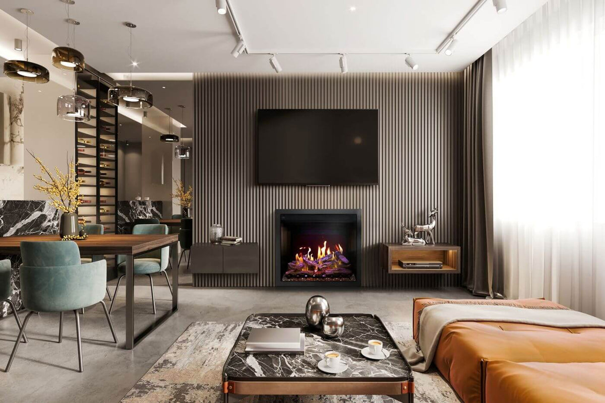 Napoleon Elevation X 36 Electric Fireplace with LCD Enhancement | NEFB36LCD-MF - view 6