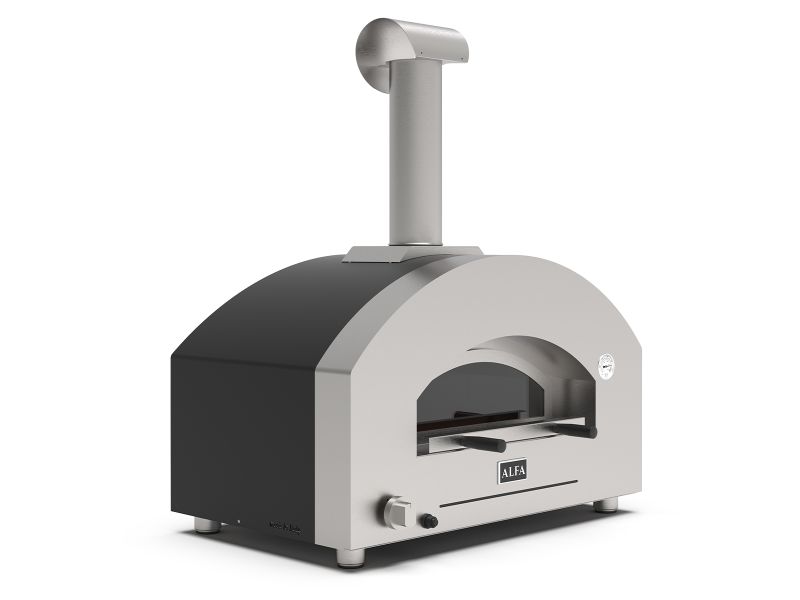 Alfa Futuro 2 Pizze 40-Inch Gas Pizza Oven - Wrinkle Black - view 2