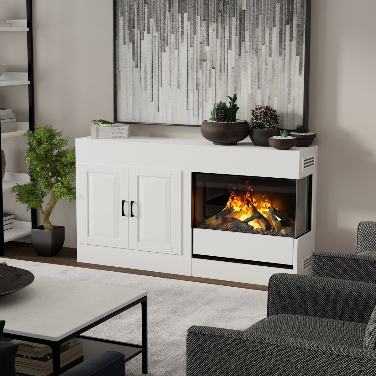 Dimplex 3STEP Optimyst Aura 30in Vapor Fireplace - view 3