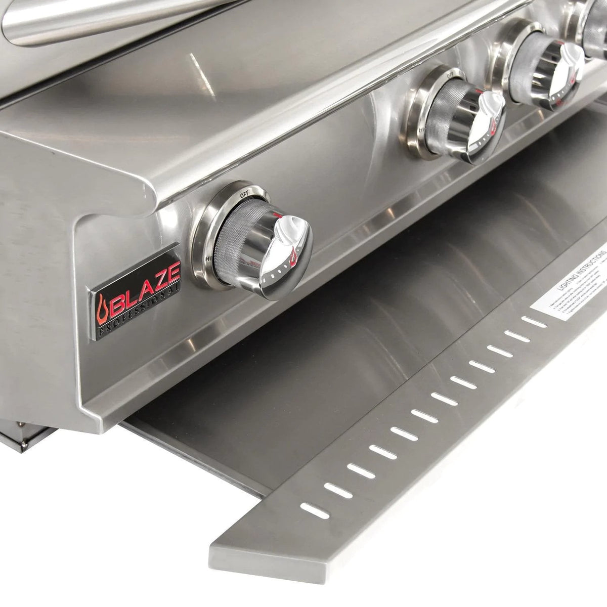 Blaze Professional LUX 44-Inch 4-Burner Freestanding Gas Grill With Rear Infrared Burner On Cart