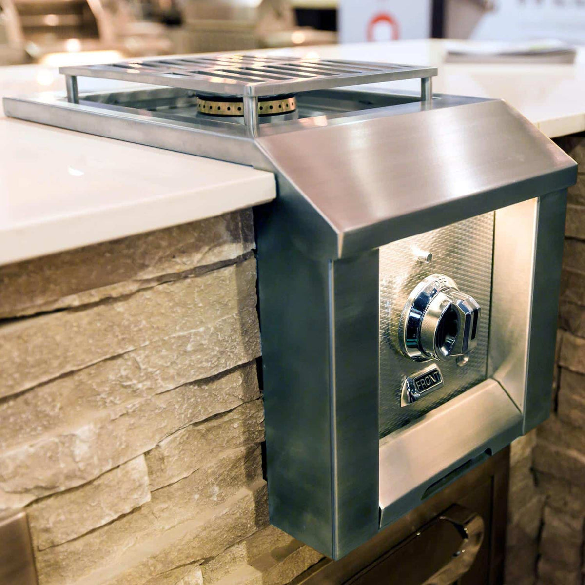 Hestan | 12" Built-In Gas Single Side Burner - view 2