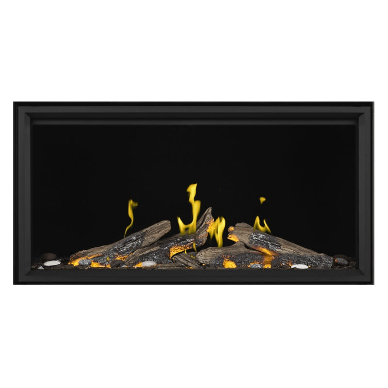 Napoleon Tall Vector with Luminous Logs 50" Direct Vent Linear Gas Fireplace - view 10