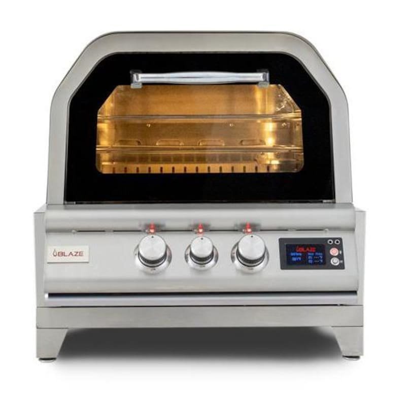 Blaze 26-Inch Countertop Built-In Gas Outdoor Pizza Oven W/ Rotisserie - BLZ-26-PZOVN - view 10
