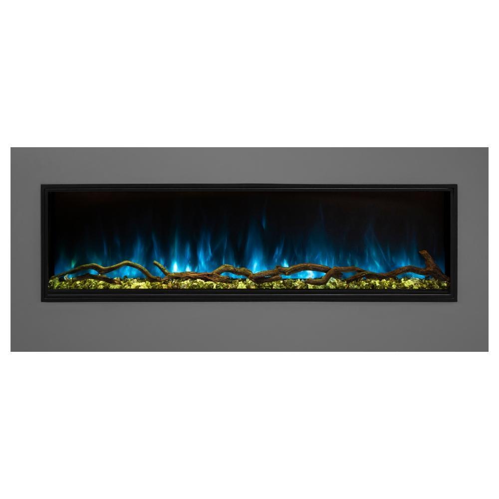 Modern Flames Landscape Pro Slim 80 Inch Built-In Electric Fireplace Recessed Linear Firebox