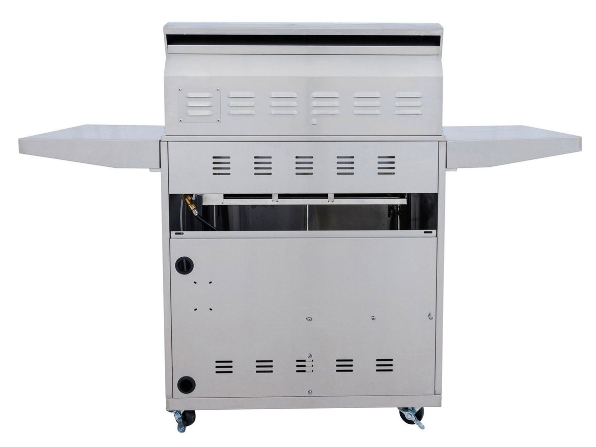 Blaze LTE PRO 32-Inch 4-Burner Gas Grill With Rear Infrared Burner & Rotisserie with Cart - view 8