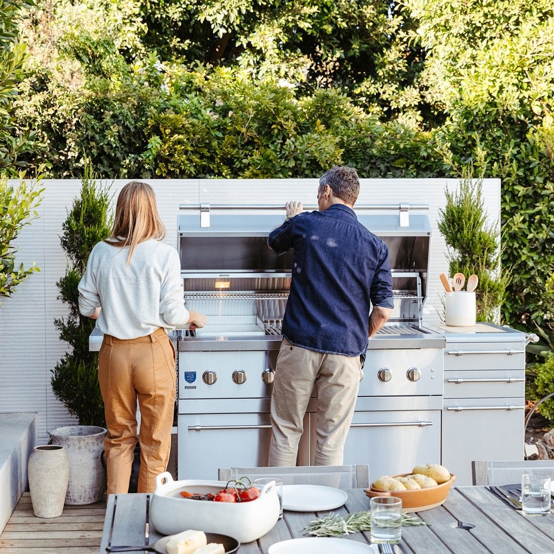 American Made Grills Encore 54-Inch Freestanding Hybrid Grill - Gas Wood & Charcoal - view 6