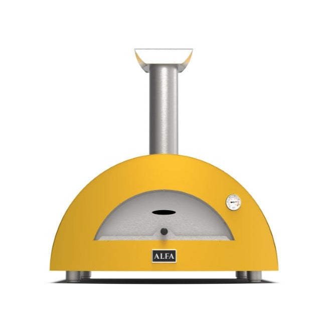 Alfa Moderno 2 Pizze Outdoor Wood Pizza Oven - Fire Yellow - FXMD-2P-LGIA - view 3