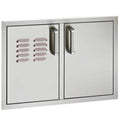 Fire Magic Premium Flush 30-Inch x 20-Inch Double Doors with Louvers - 53930SC-1