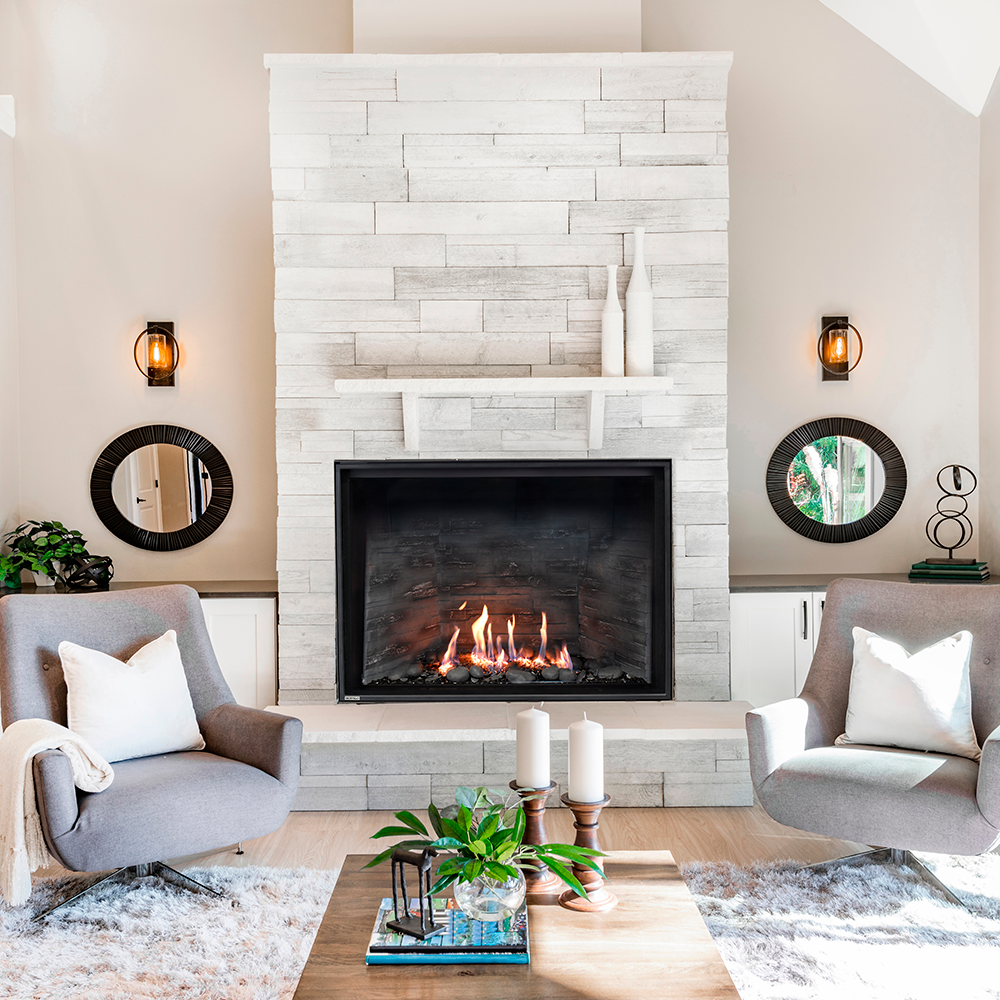 Montigo DelRay 36 Linear Direct-Vent Gas Fireplace - DRL3613NI - view 3