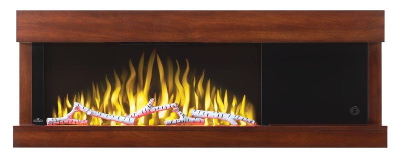 Napoleon Stylus Cara Elite Wall-Mount Electric Fireplace with White Surround Mantel - view 16