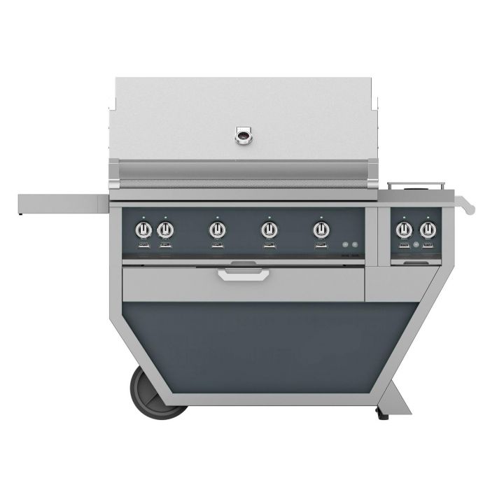 Hestan Deluxe 42-Inch Natural Gas Grill W/ Sear Burner, Rotisserie & Double Side Burner - view 30