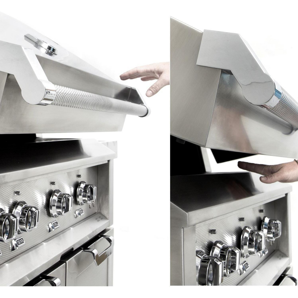 Hestan 42-Inch Built-In Gas Grill W/ 3 Trellis Burners 1 Sear Burner & Rotisserie - GMBR42 - view 7