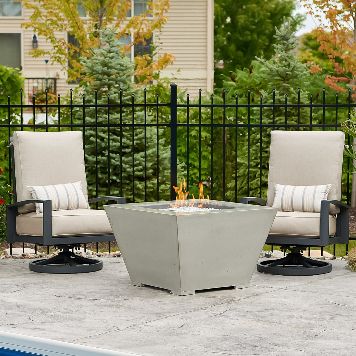 The Outdoor GreatRoom Cove Square Gas Fire Pit Bowl - view 6