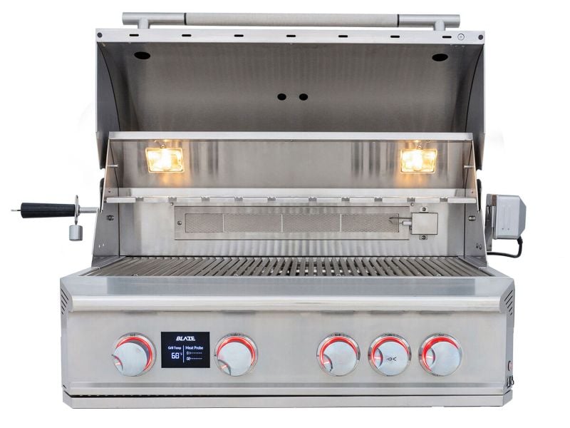 Blaze LTE PRO 32-Inch 4-Burner Built-In Gas Grill With Rear Infrared Burner & Rotisserie - view 2