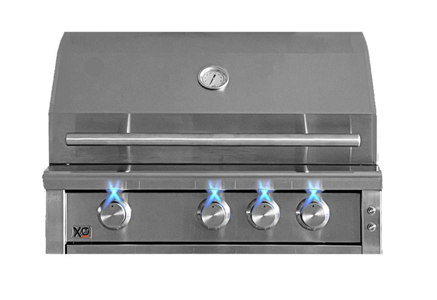 XO 32 Inch 3 Burner Performance XLT2 Built-In Natural Gas Grill - XOGRILL32XLT2N - view 15