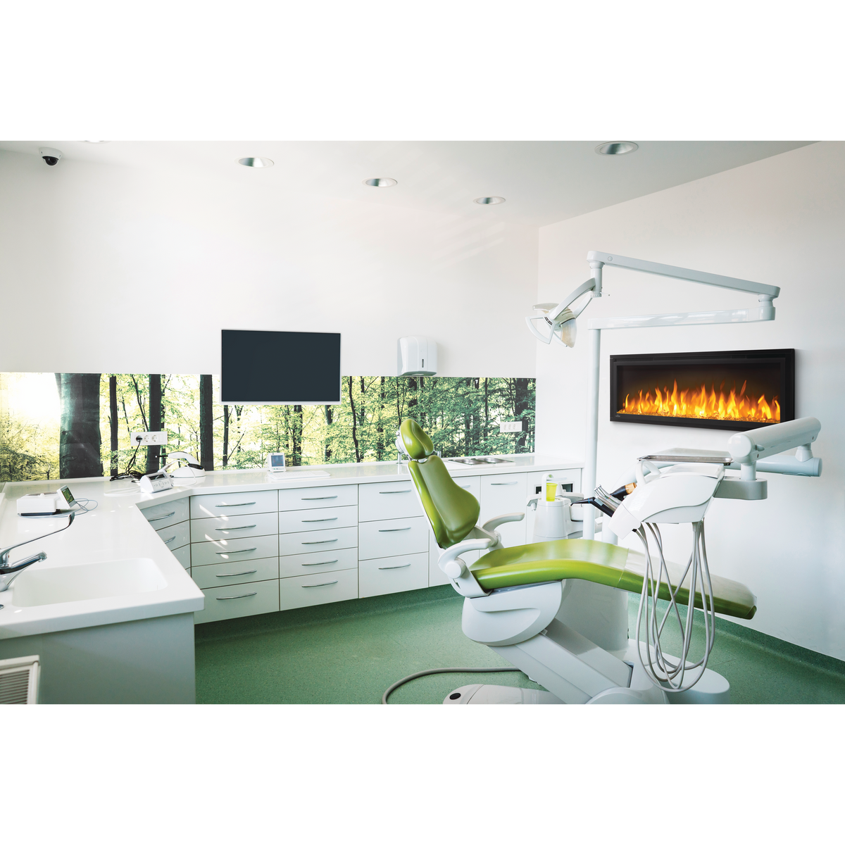 Napoleon Entice 36 Wall Mount Recessed Electric Fireplace | NEFL36CFH-1 - view 10