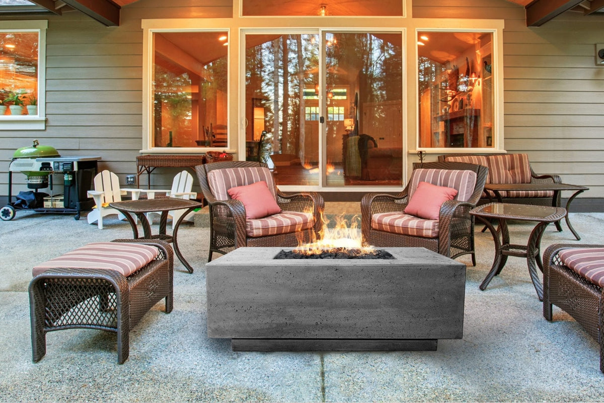 XO 36 Inch Square Gas Fire Pit Table - 65,000 BTUs - view 4