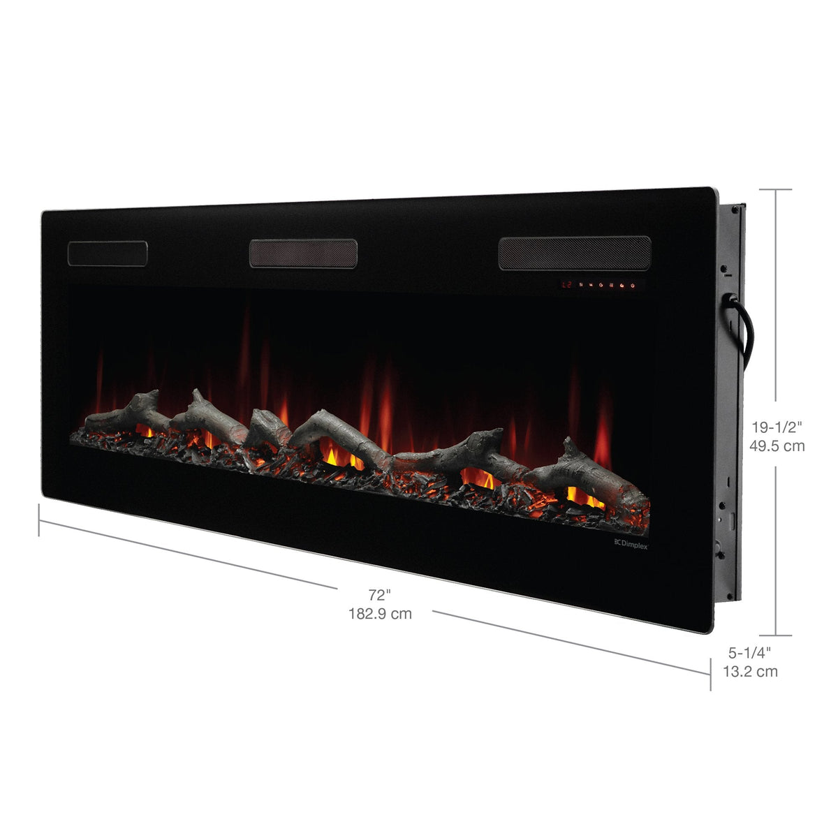 Dimplex SIL72 Sierra 72" Linear Electric Fireplace - view 3