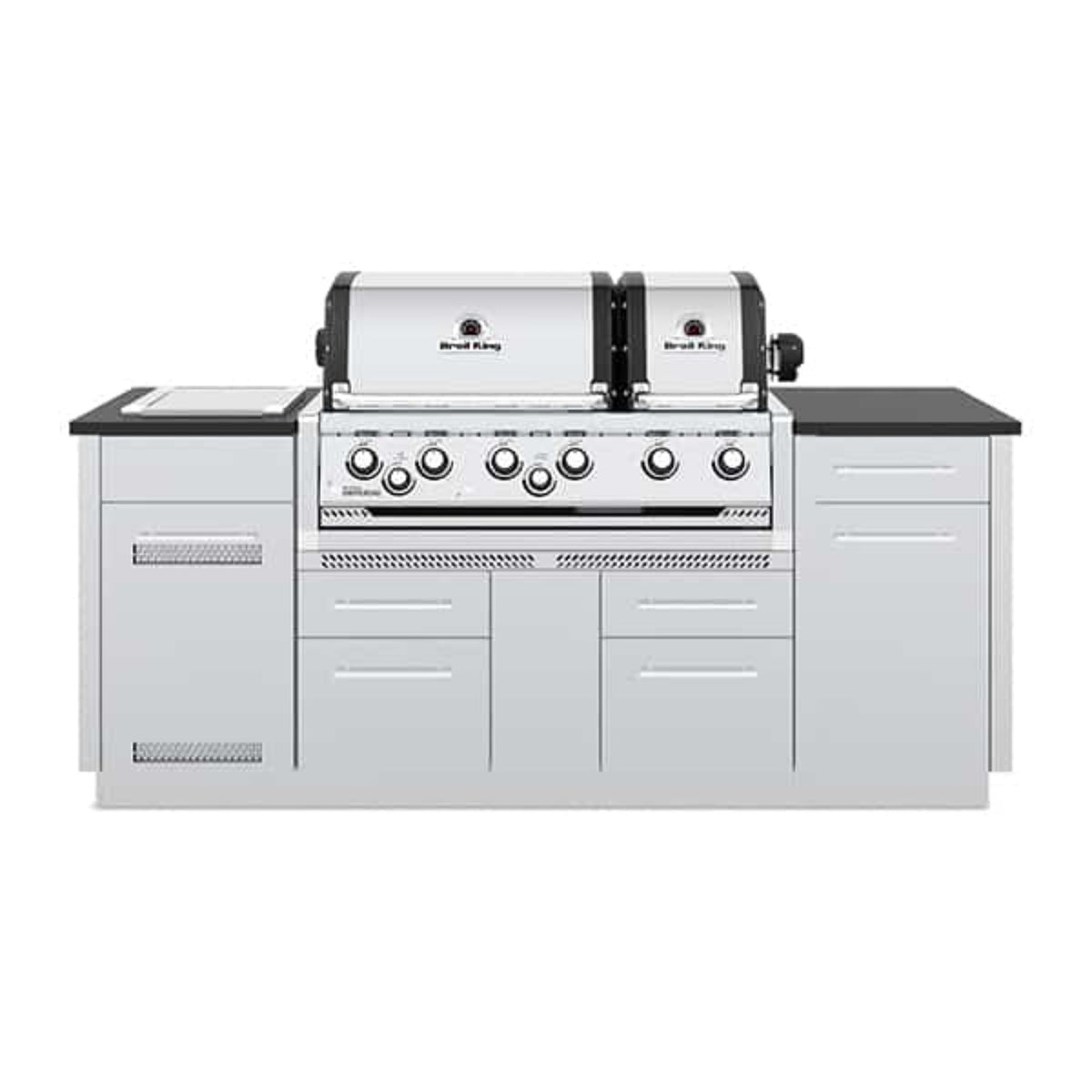 Broil King Imperial S 690i 6-Burner Propane Gas Grill Center